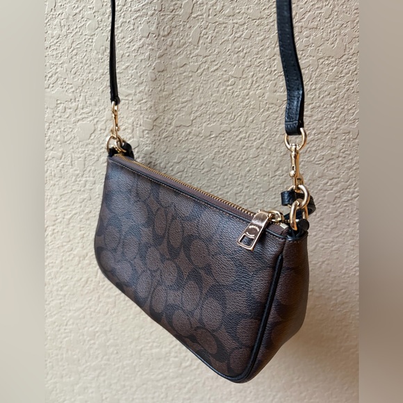 Coach Signature Crossbody bag Brown/Black - Picture 6 of 17